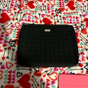 Coach Black Signature Tablet/laptop Sleeve